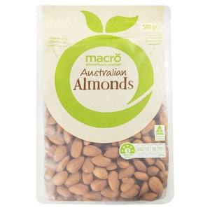 Macro Australian Almonds 500g