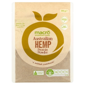 Macro Australian Hemp Seed Protein Powder 200g
