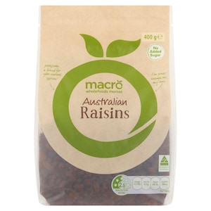 Macro Australian Raisins 400g
