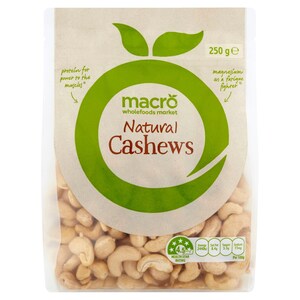 Macro Natural Cashews 250g