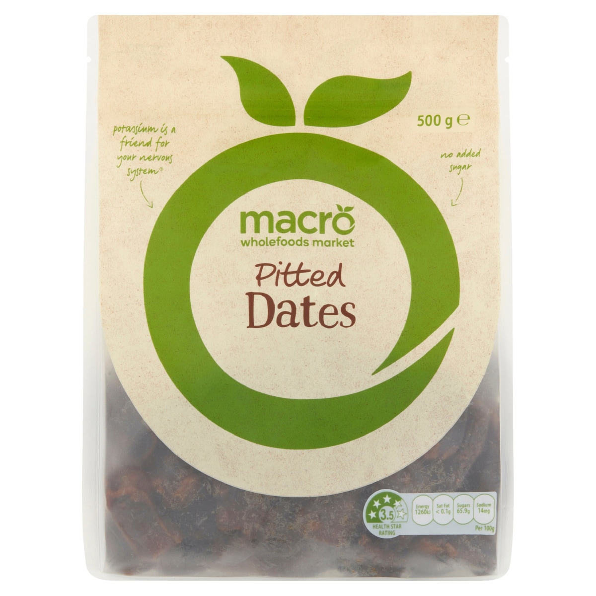 Macro Pitted Dates 500g
