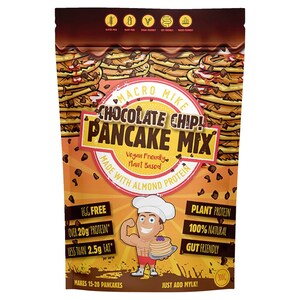 Macro Mike Almond Protein Pancake Baking Mix Chocolate Chip 300G