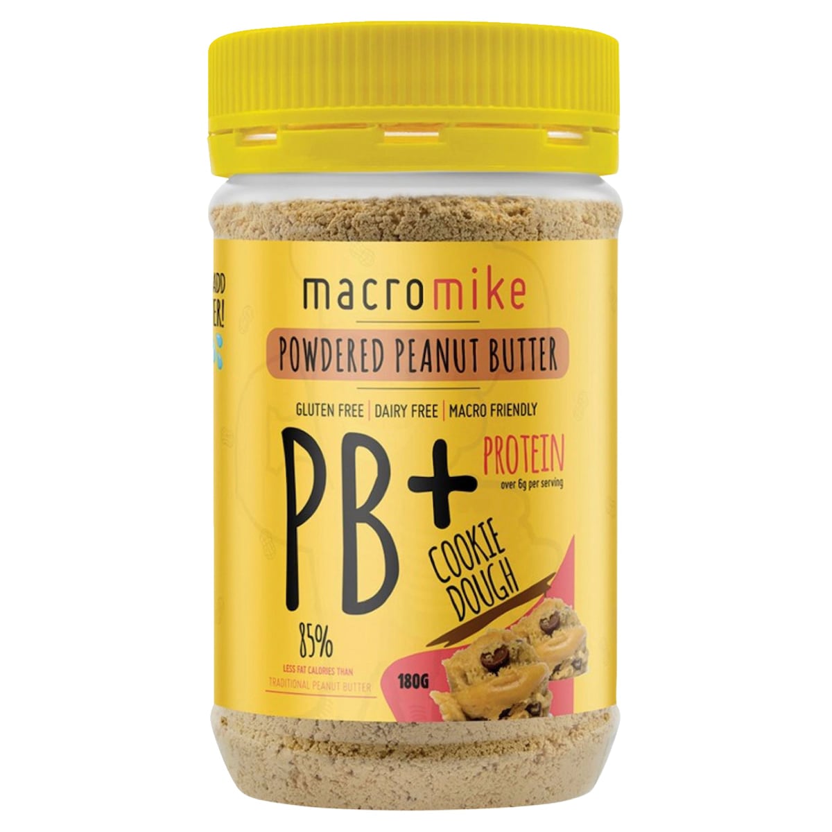 Macro Mike Powdered Peanut Butter Cookie Dough 180g