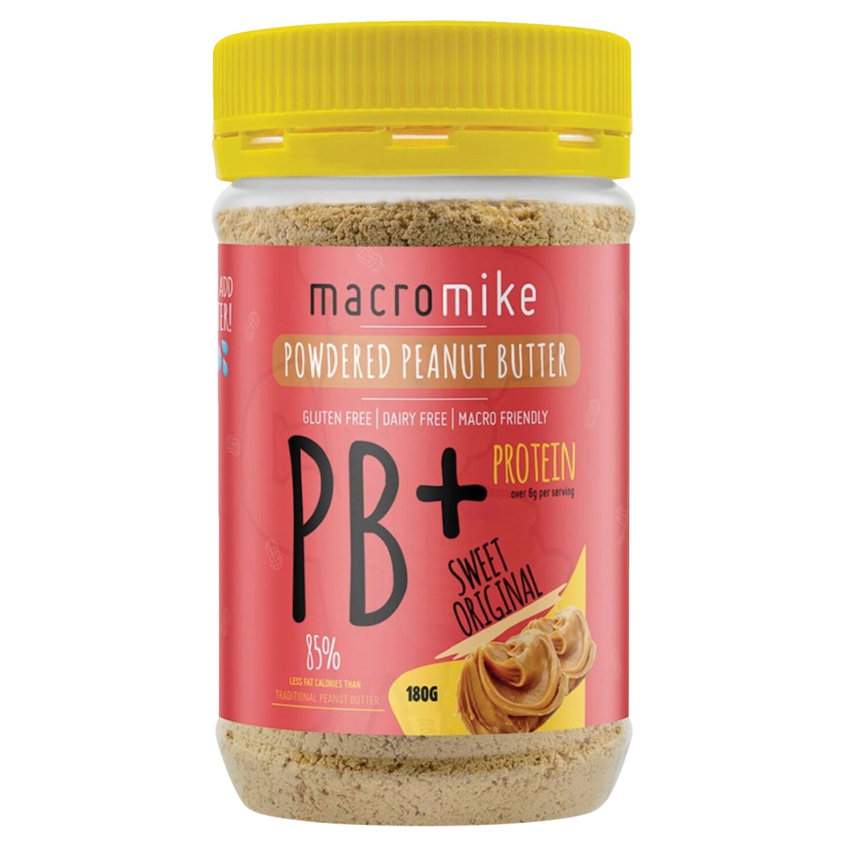 Macro Mike Powdered Peanut Butter Sweet Original 180G