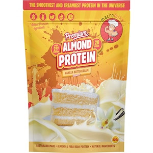 MACRO MIKE Premium Almond Protein Vanilla Buttercream 800g