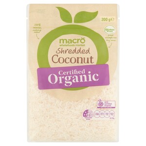 Macro Organic Shredded Coconut 200g