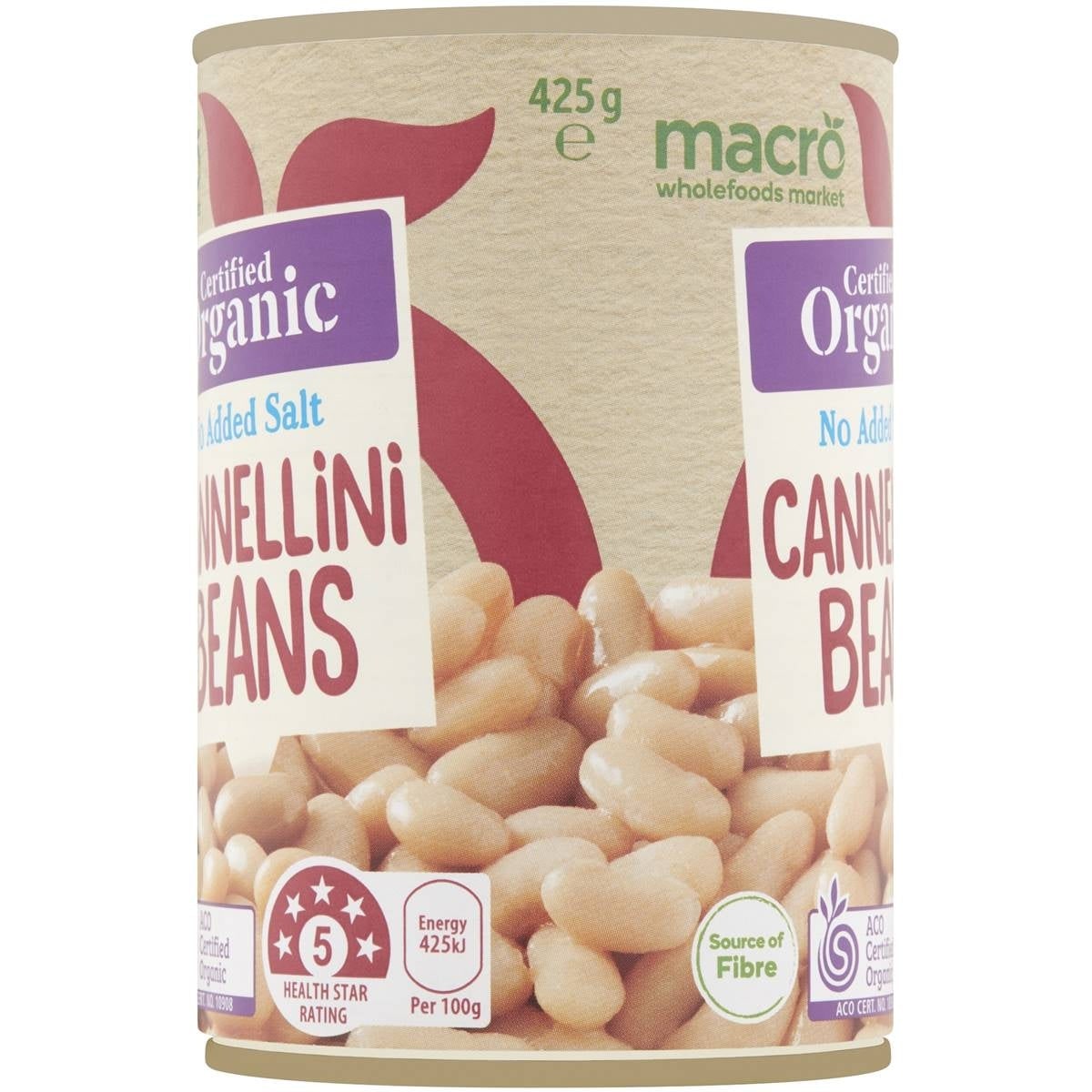 Macro Organic Cannellini Beans 425g
