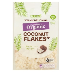 Macro Organic Coconut Flakes 200g