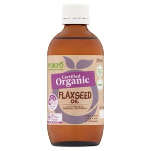 Macro Organic Flaxseed Oil 200ml