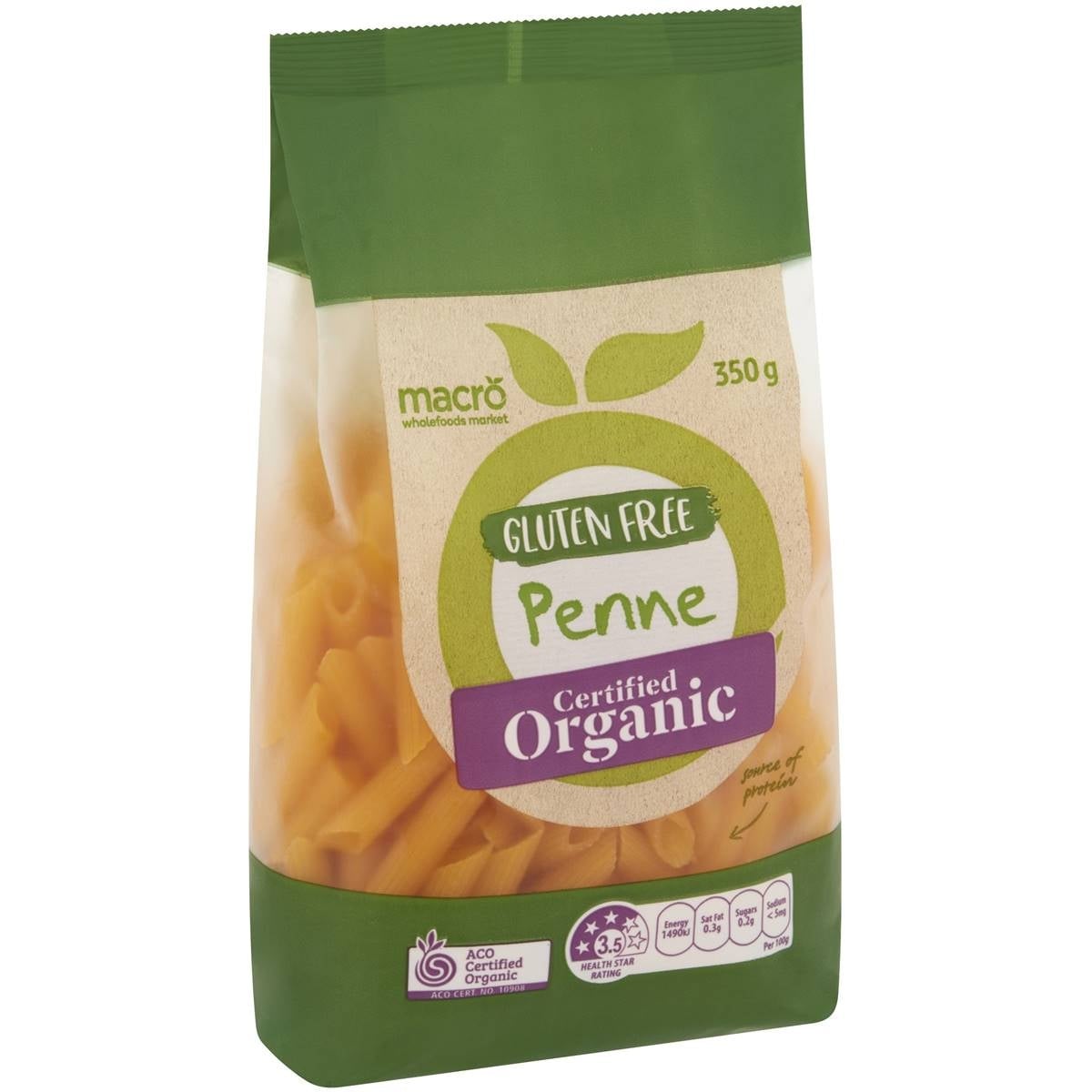 Macro Organic Gluten Free Penne 350g