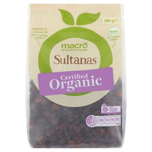 Macro Organic Sultanas 500g
