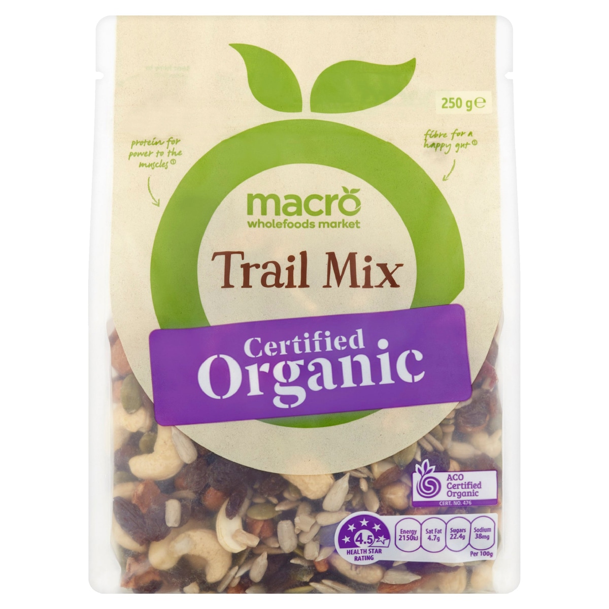 Macro Organic Trail Mix 250g