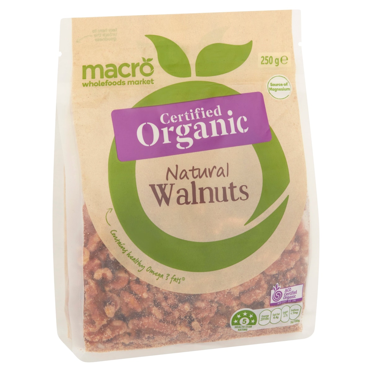 Macro Organic Walnuts 250g
