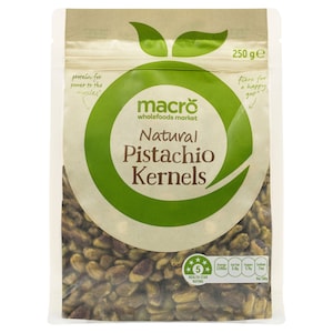 Macro Natural Pistachio Kernels 250g
