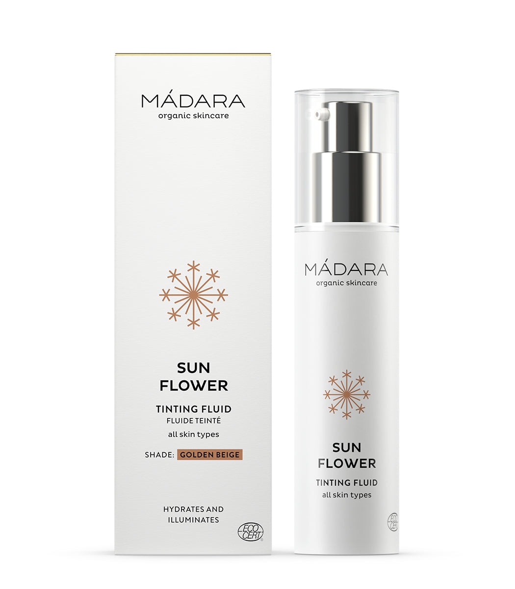 Madara Organic Skincare Sun Flower Tinting Fluid Golden Beige 50ml