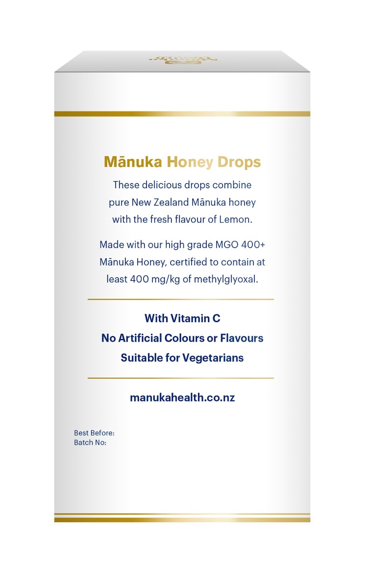 Manuka Health MGO 400+ Manuka Honey Drops Lemon 65g