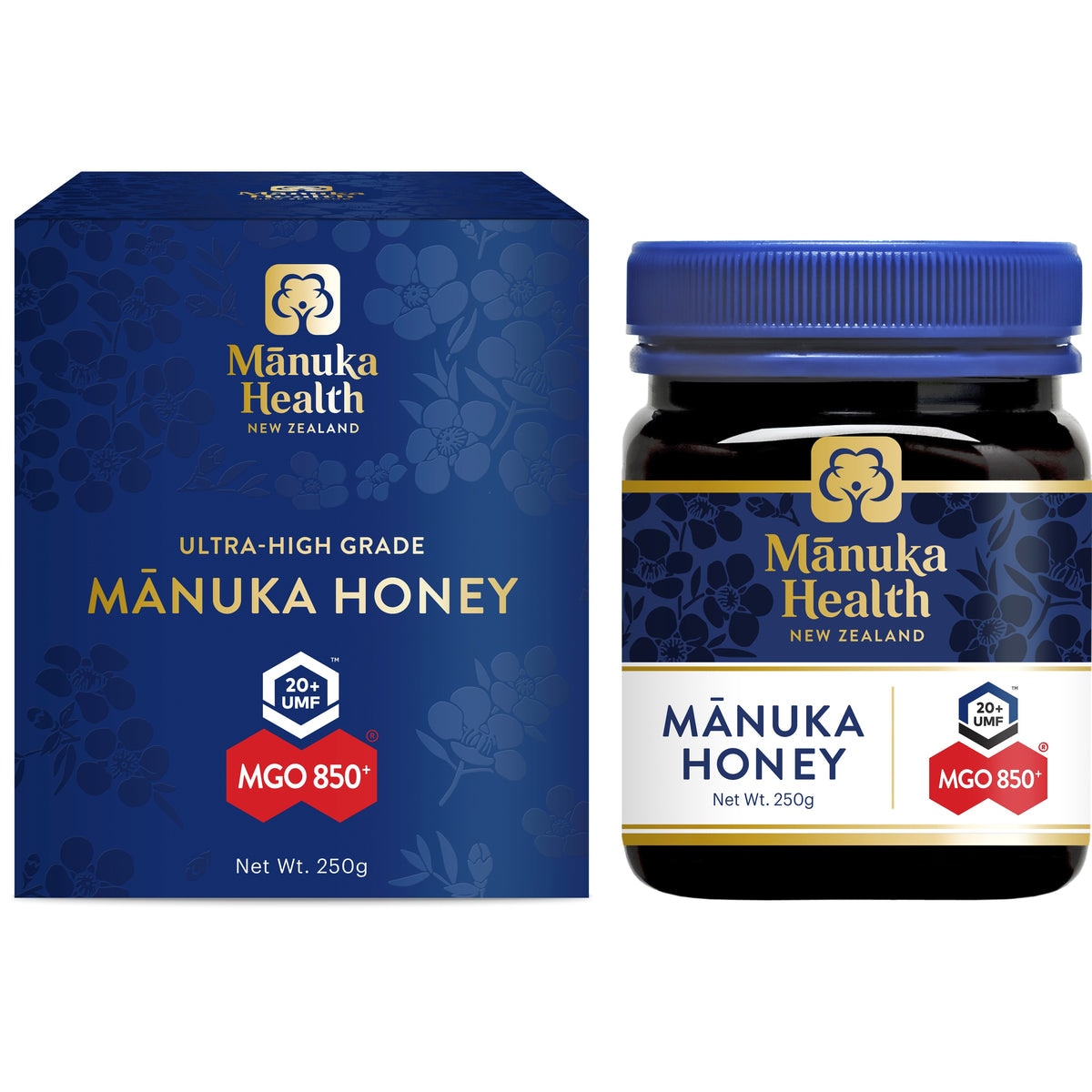 Manuka Health MGO 850+ UMF20+ Manuka Honey 250g