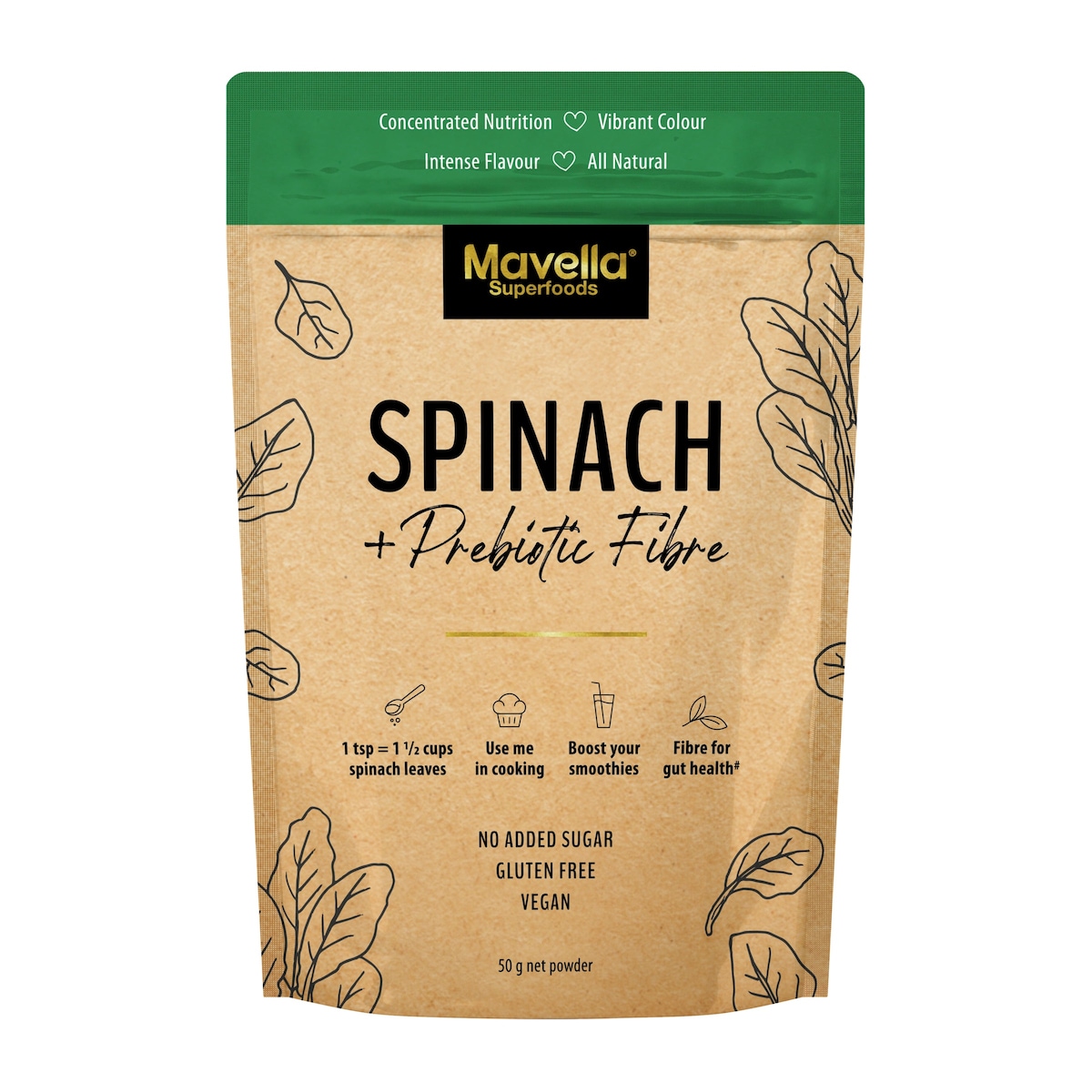 Mavella Spinach Powder 50g