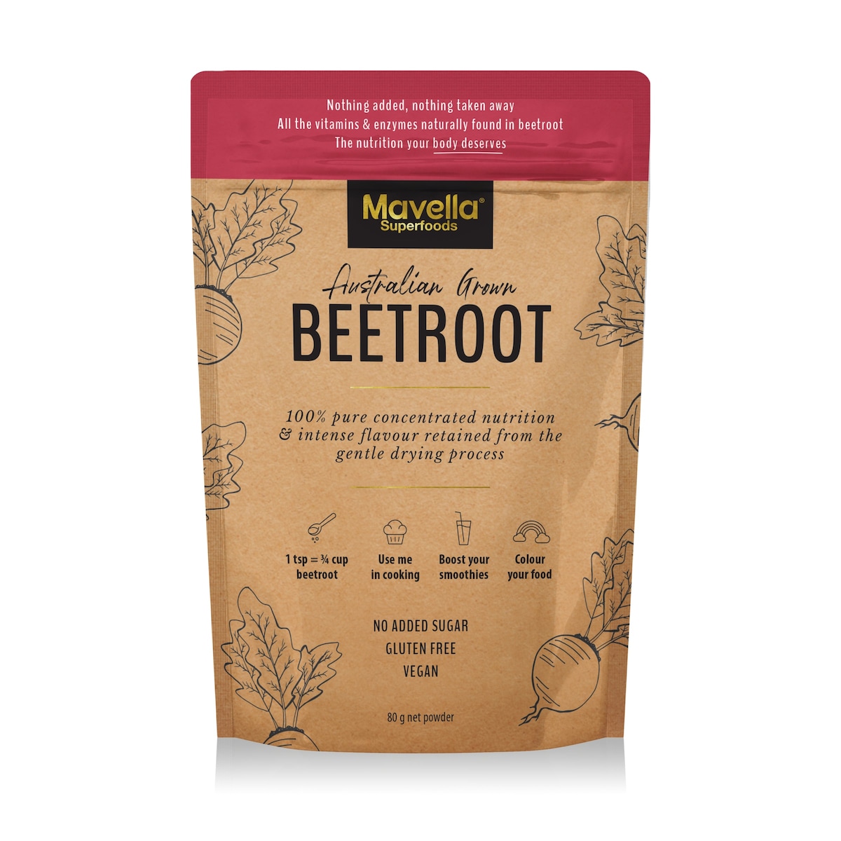 Mavella Superfoods Australian Beetroot 100g