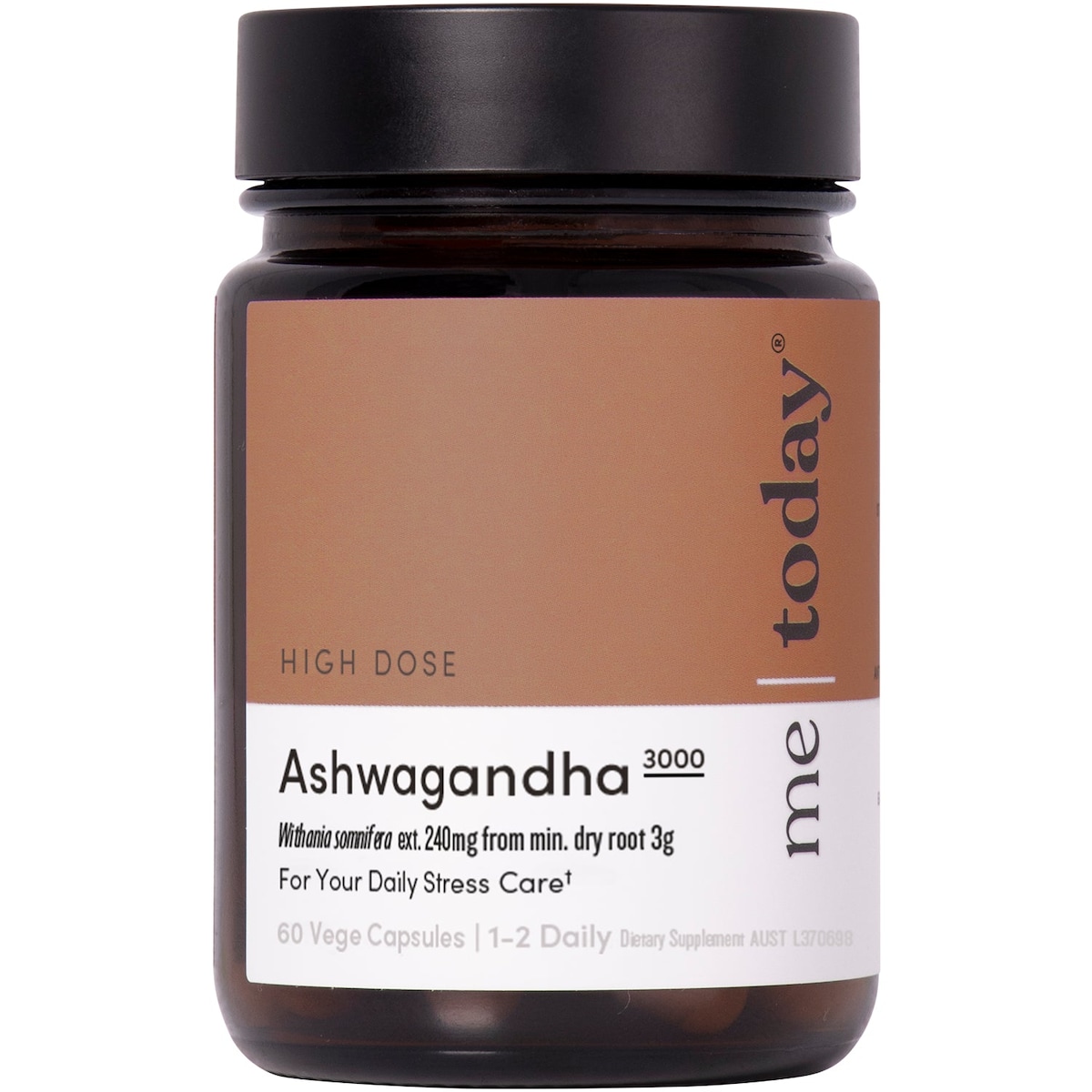 Me Today Ashwagandha 3000 60 Vege Capsules | Healthylife Australia