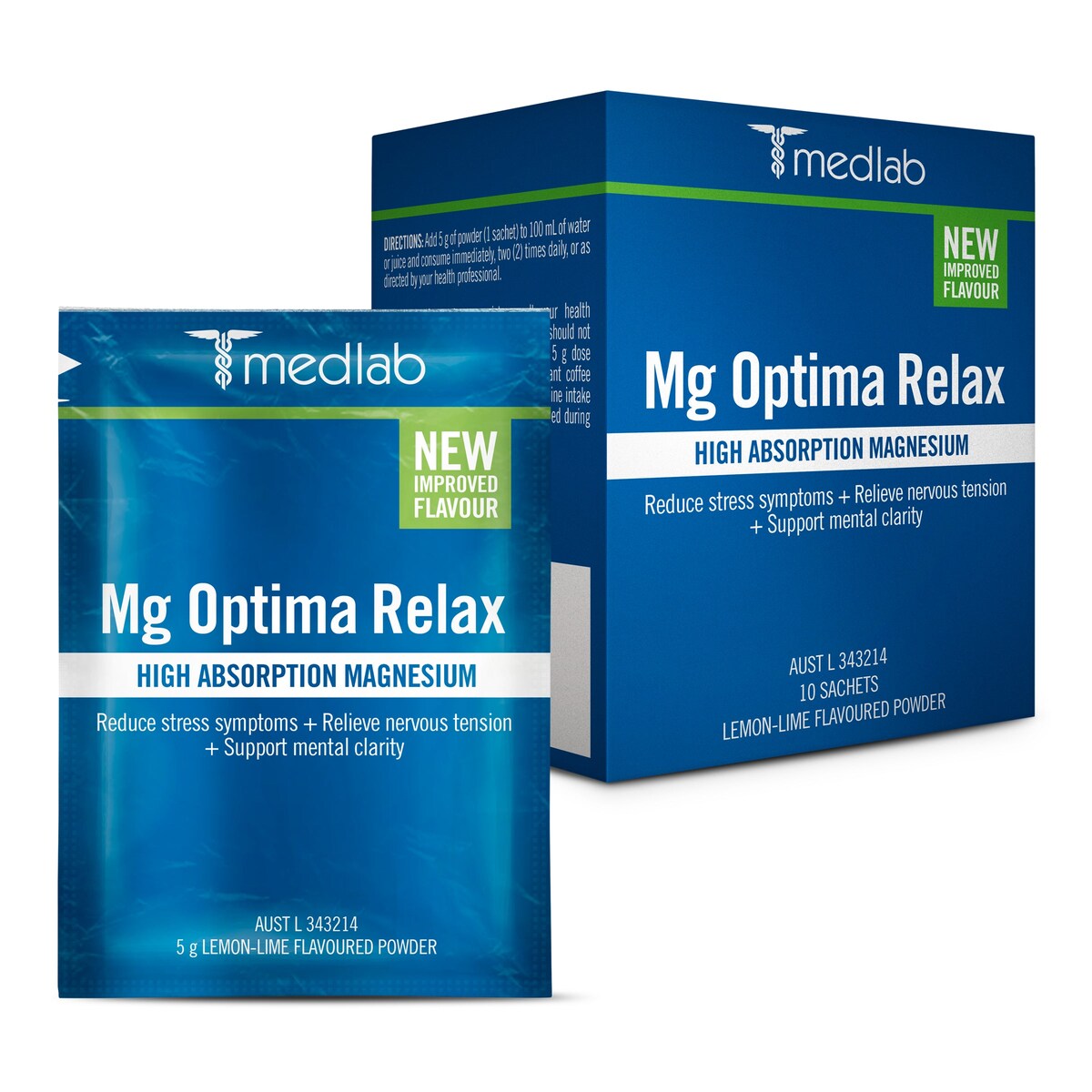 Medlab Mg Optima Relax 10 sachets