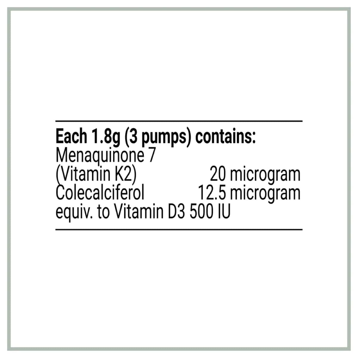 Melrose Liposomal Vitamin D3-K2 50ml