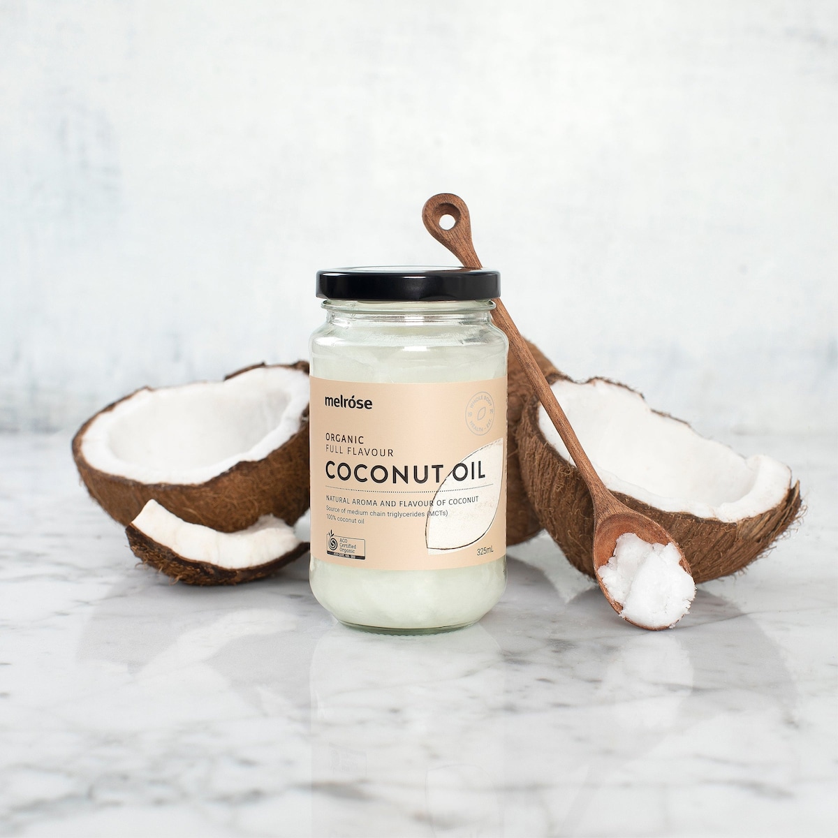 Melrose Organic Full Flavour Coconut Oil 1L