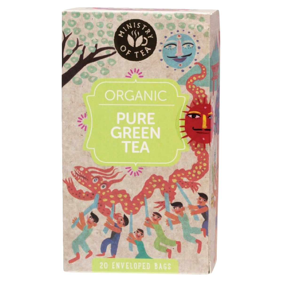 Ministry of Tea Organic Pure Green Tea 20 Pack