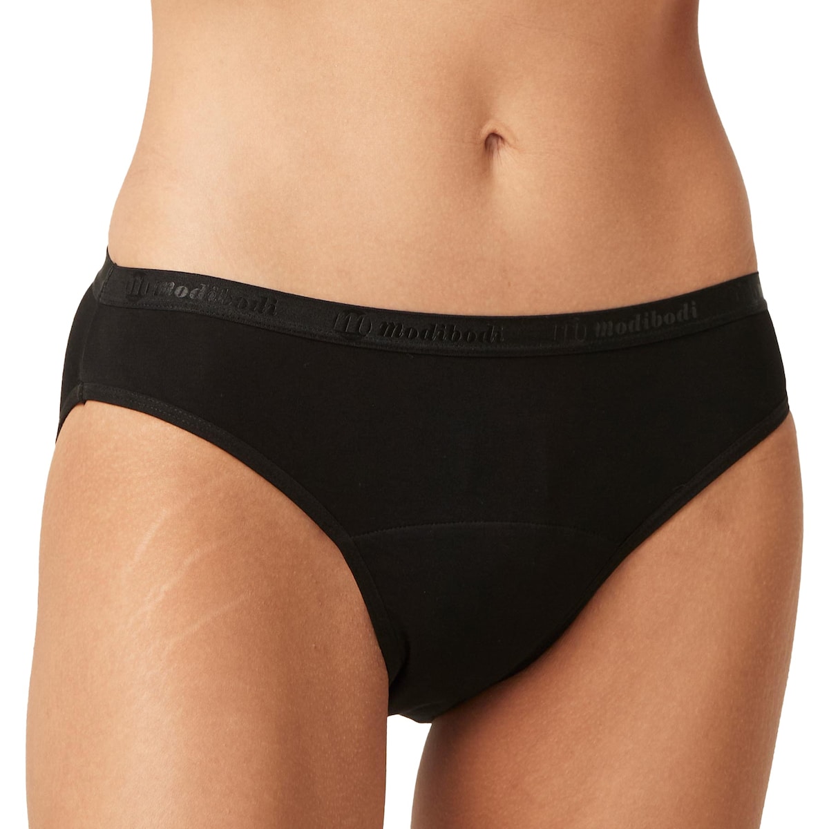 Modibodi Classic Bikini Period Underwear Heavy-Overnight Black 14/L