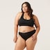 Modibodi Classic Bikini Light-Moderate Black 20/3XL