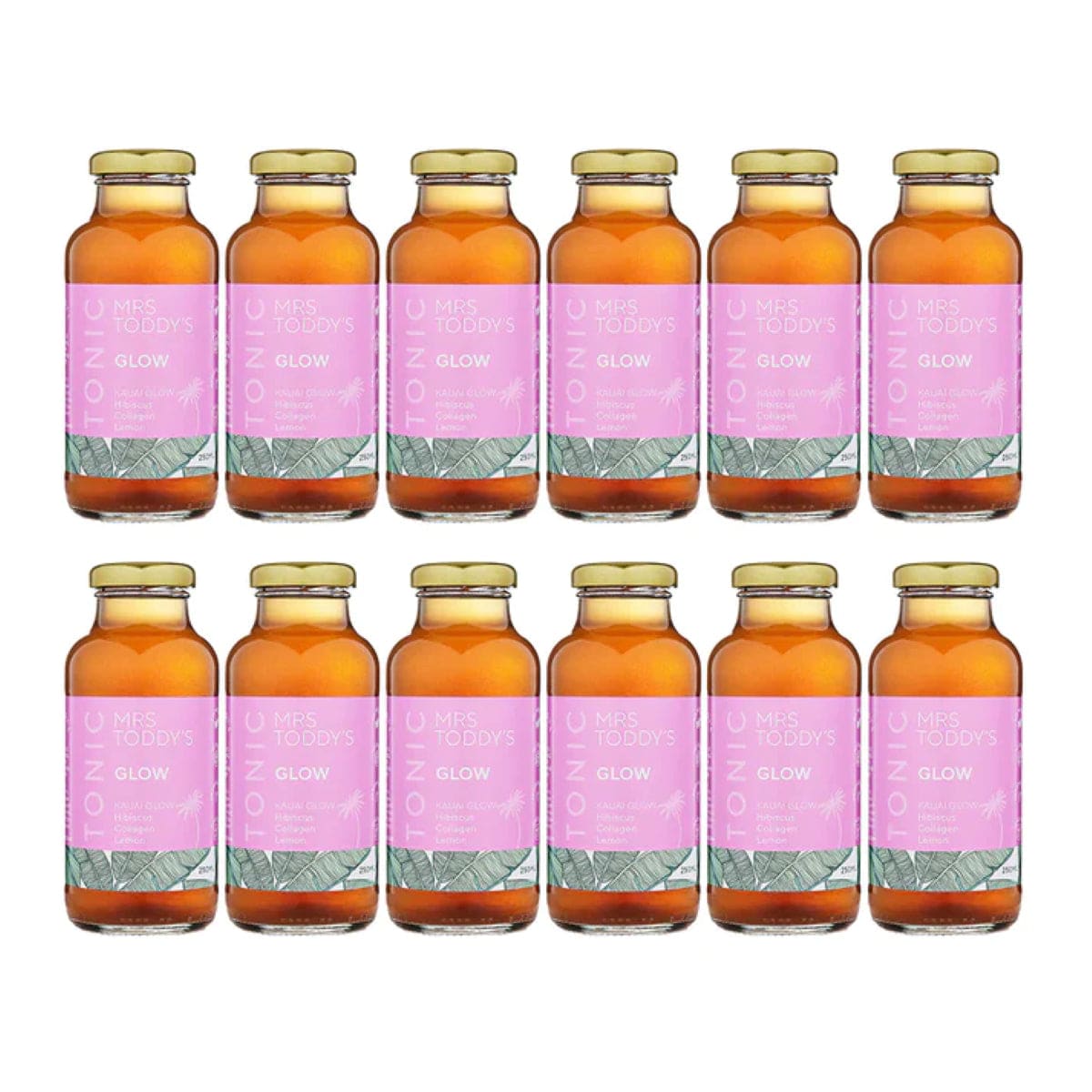 Mrs Toddy's Kauai Glow Tonic Drink 12 x 250ml