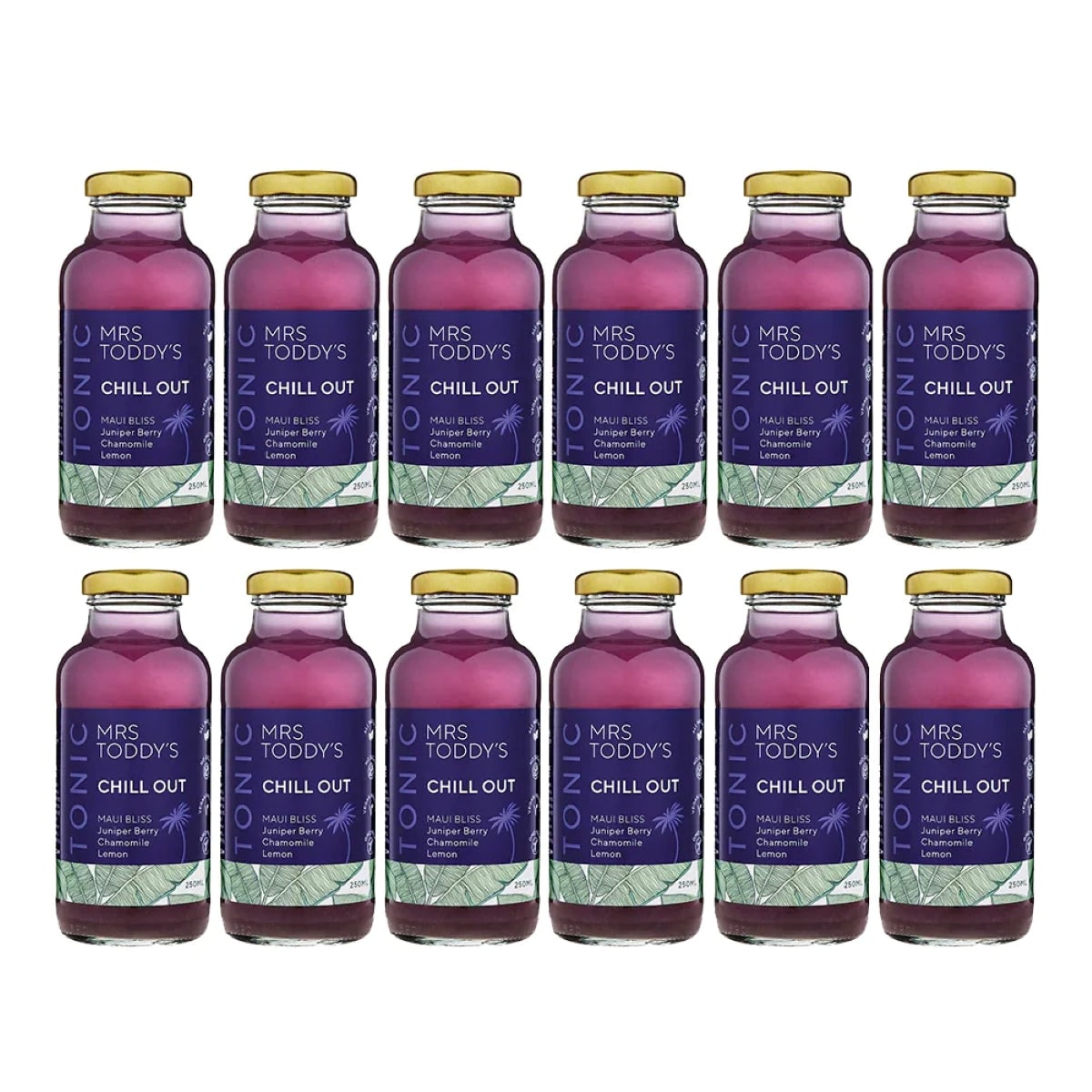 Mrs Toddy's Maui Bliss Chill Out Tonic Drink 12 x 250ml