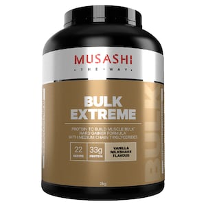 Musashi Bulk Extreme Protein Powder Vanilla Milkshake 2kg