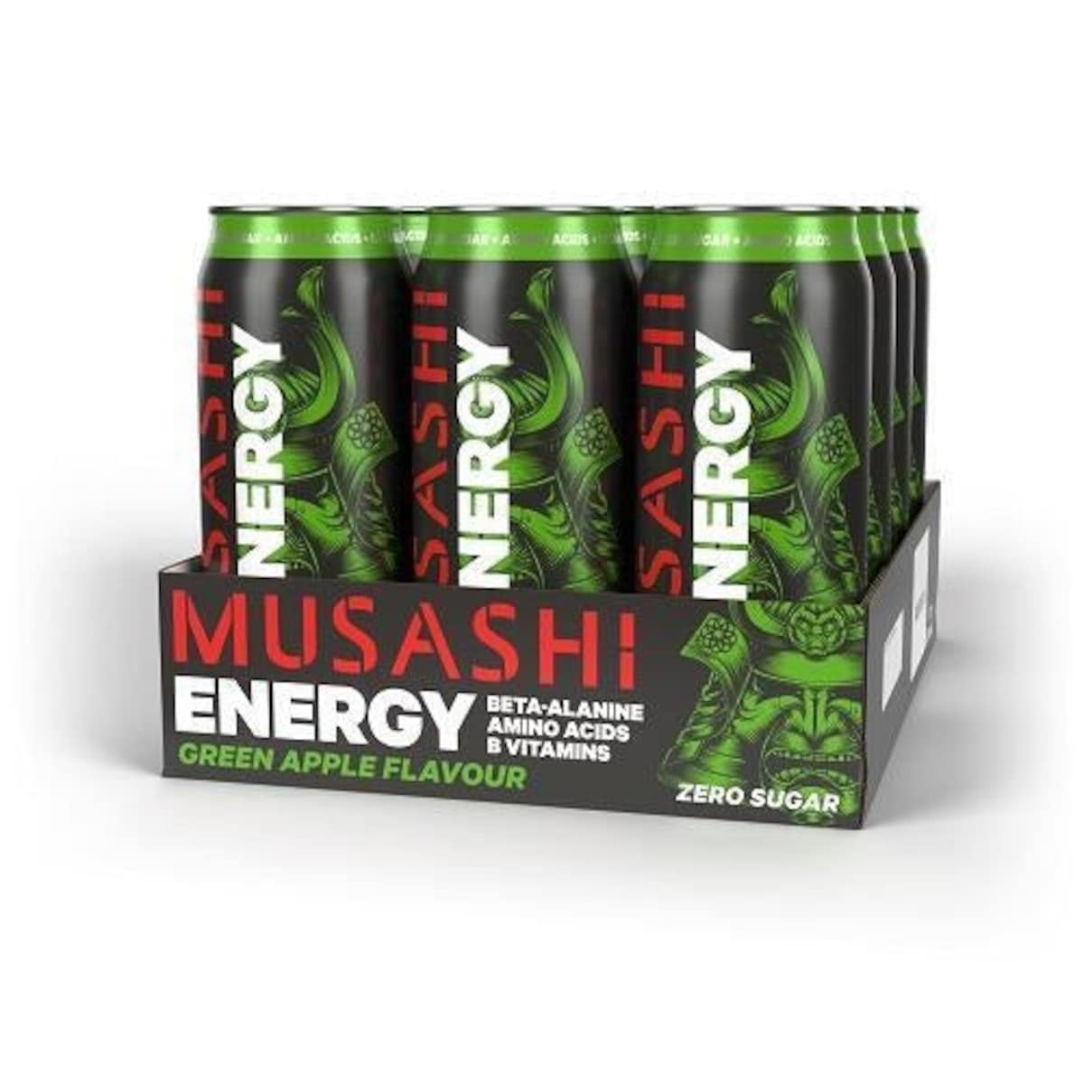 Musashi Energy Green Apple 12 x 500ml Australia