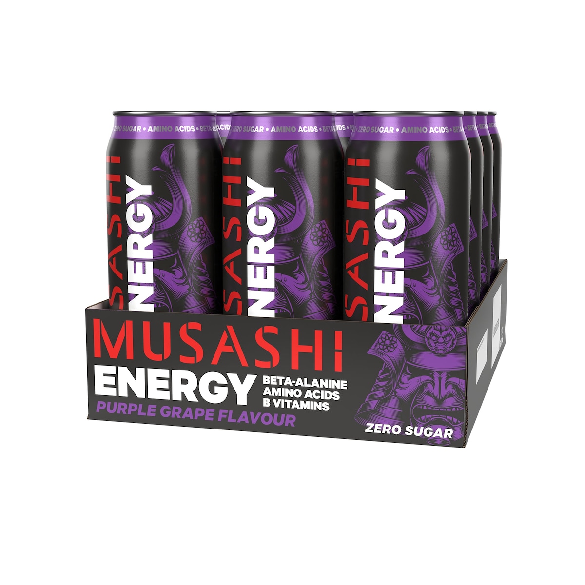 Musashi Energy Purple Grape 12 x 500ml Australia