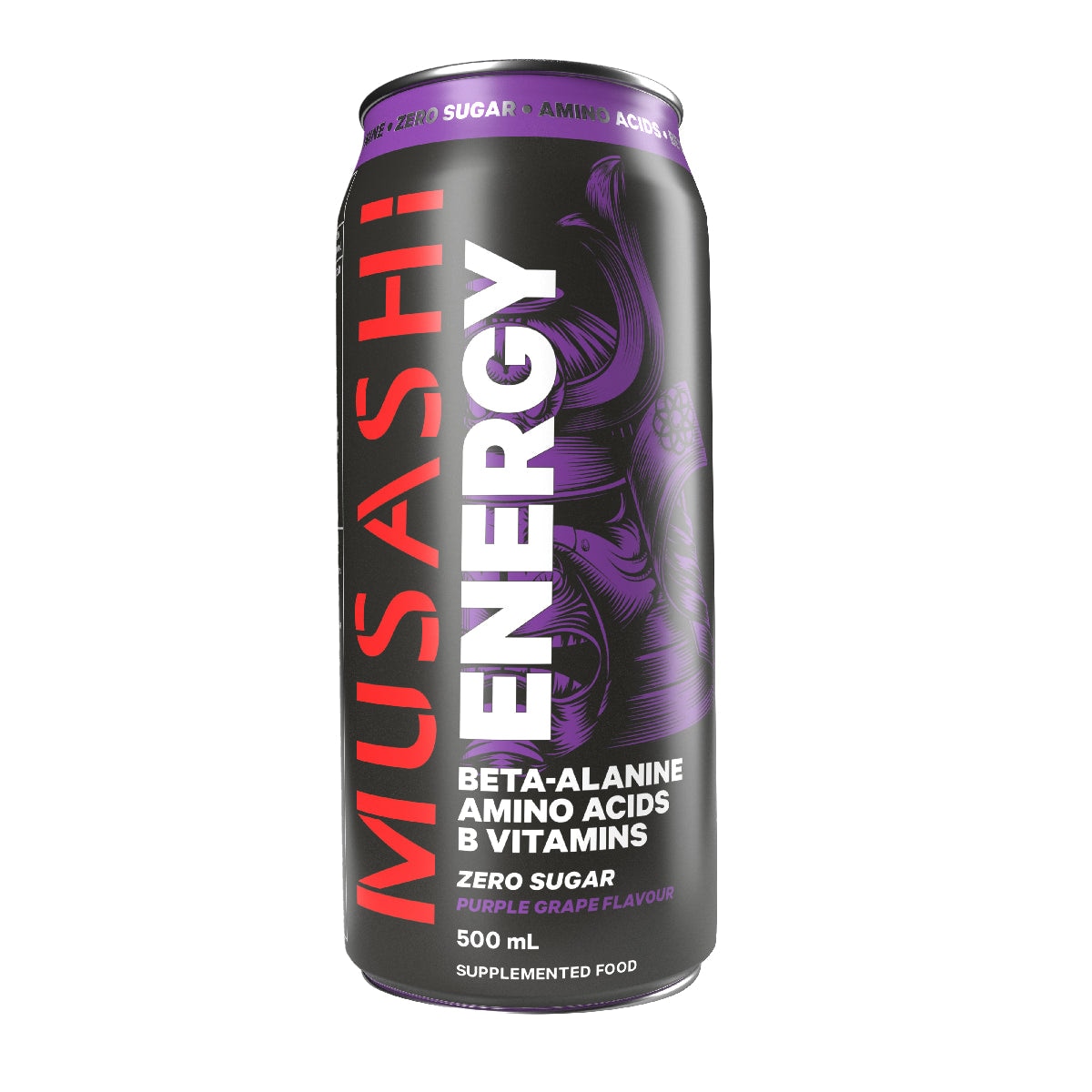 Musashi Energy Purple Grape 12 x 500ml