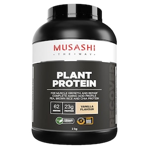 Musashi Plant Protein Powder Vanilla 2kg