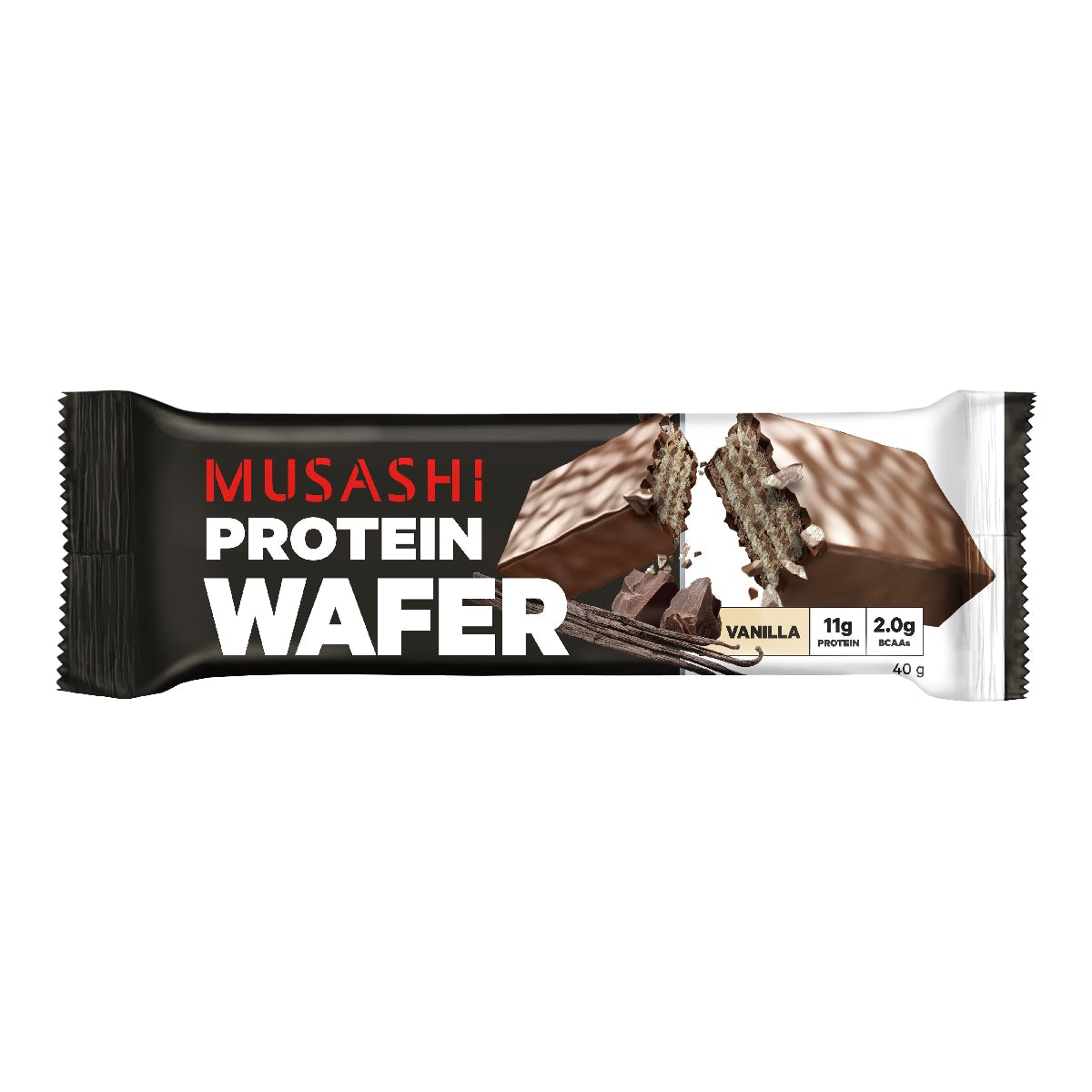Musashi Vanilla Protein Wafer 12 x 40g