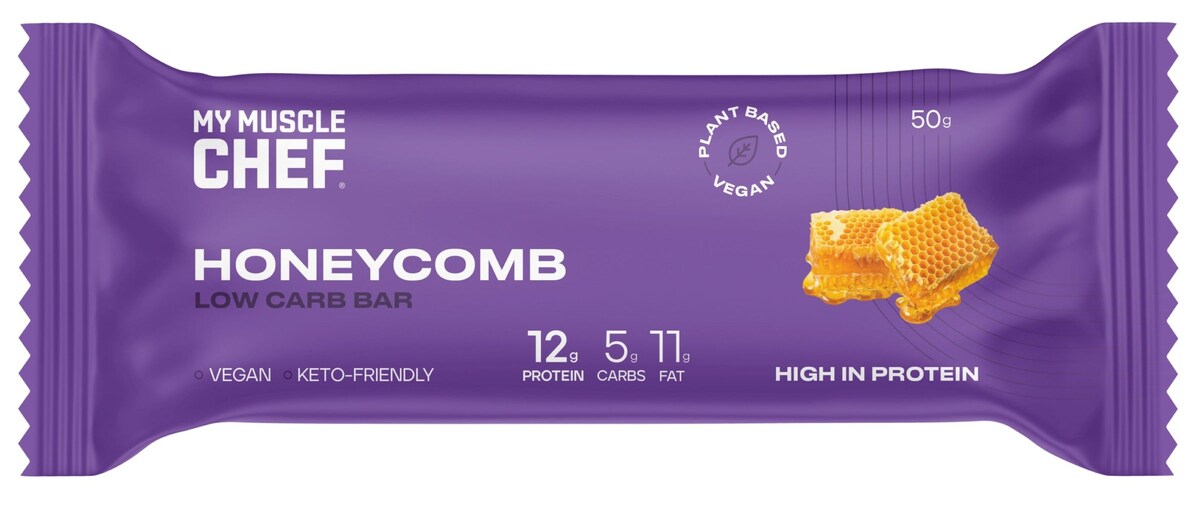 My Muscle Chef Low Carb Bar Honeycomb 12 x 50g