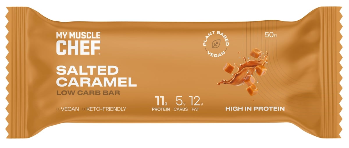 My Muscle Chef Low Carb Bar Salted Caramel 12 x 50g