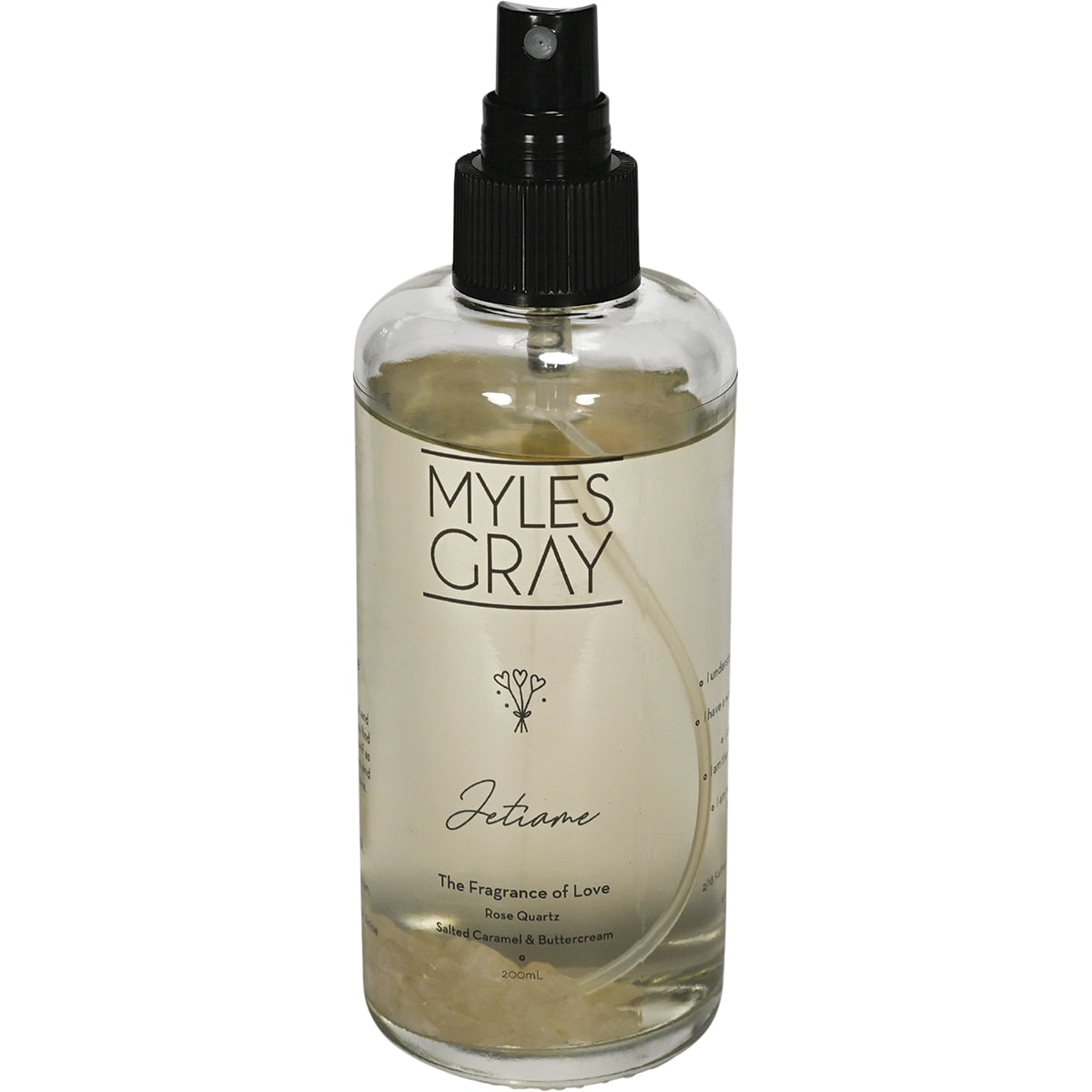 Myles Gray Crystal Infused Room Spray Salted Caramel & Buttercream 200ml