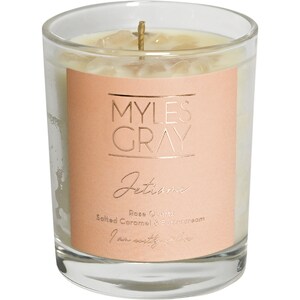 Myles Gray Crystal Infused Soy Candle Mini Salted Caramel & Buttercream