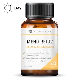 Nature's Help Meno Rejuv - Organ and Ageing Health 60 Capsules