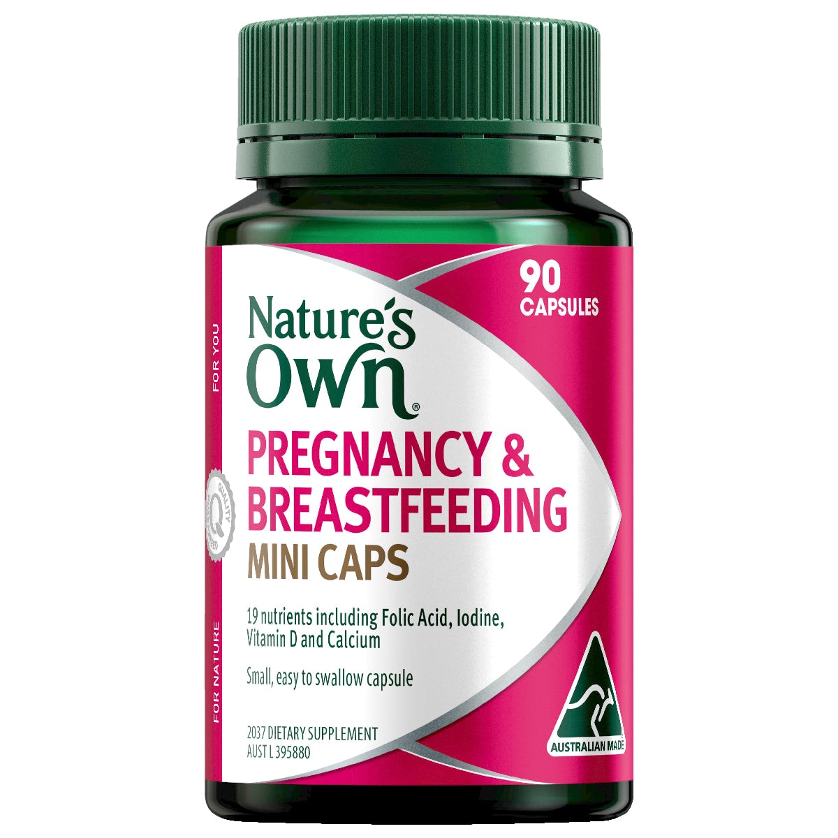 Nature's Own Pregnancy & Breastfeeding Mini 90 Capsules