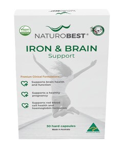 NaturoBest Iron & Brain Support 30 Capsules