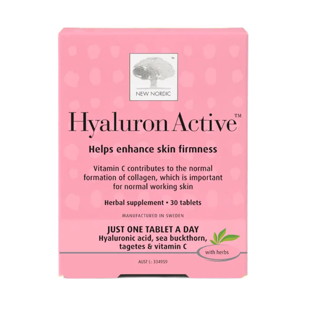 New Nordic Skin Care Hyaluron Active 30 Tablets