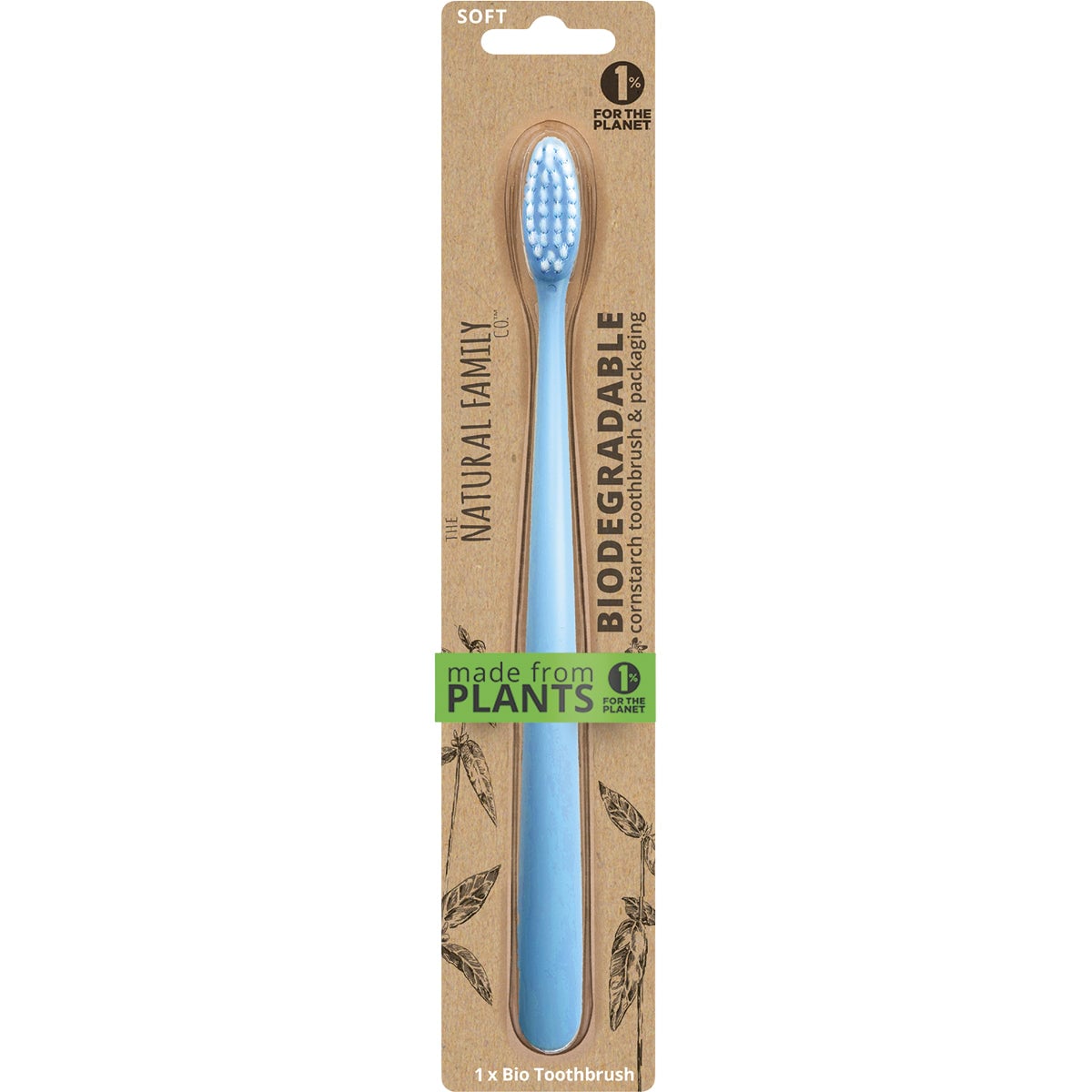 NFCO Bio Toothbrush Single Neon Assorted