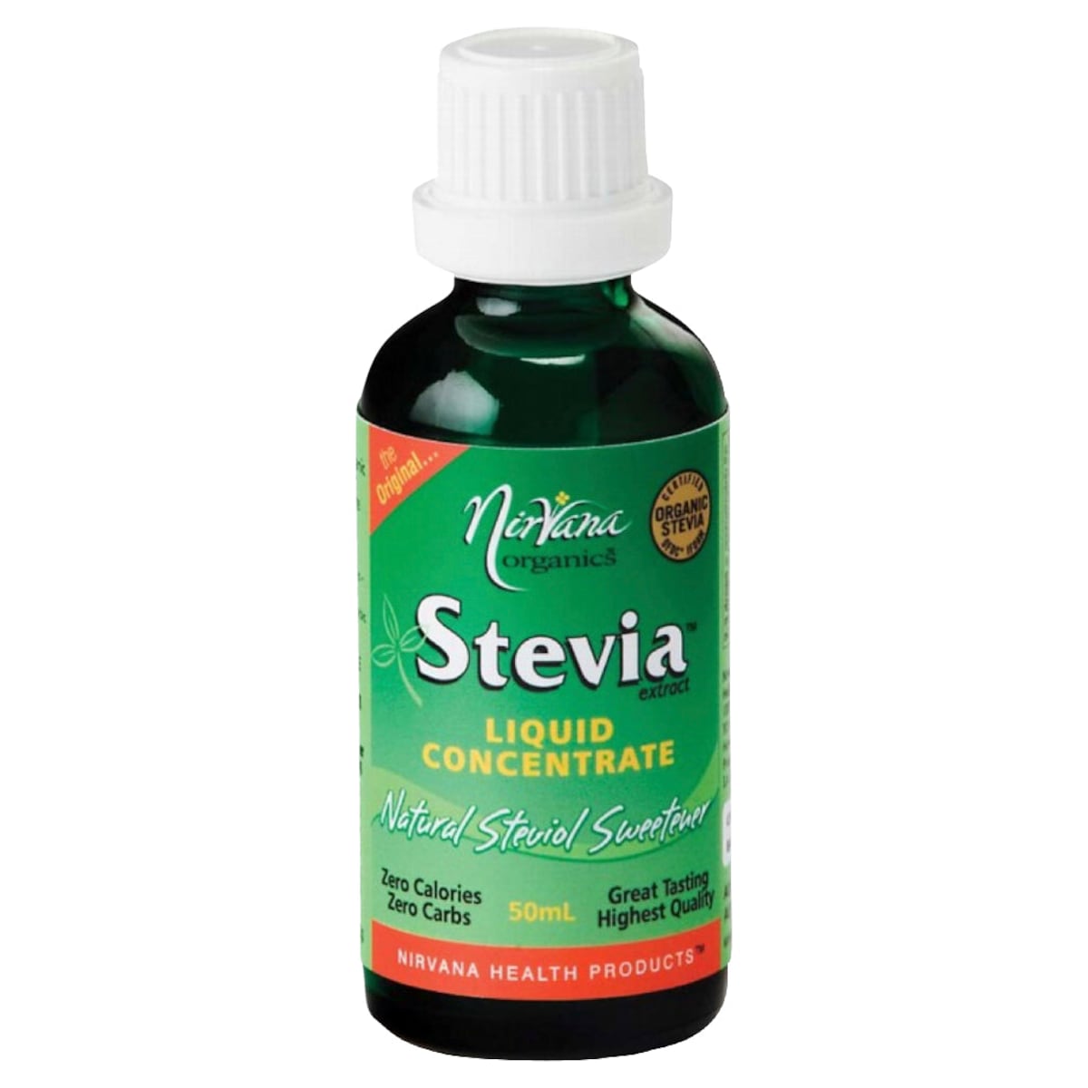 Nirvana Organics Stevia Liquid 50Ml