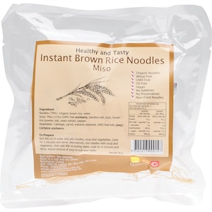 Nutritionist Choice Instant Brown Rice Noodles Miso 60g