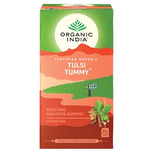 Organic India Wellness Tea Tulsi Tummy 25 Tea Bags